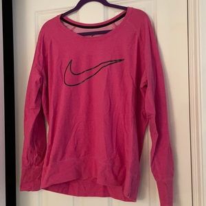 nike dry fit long sleeve crew neck